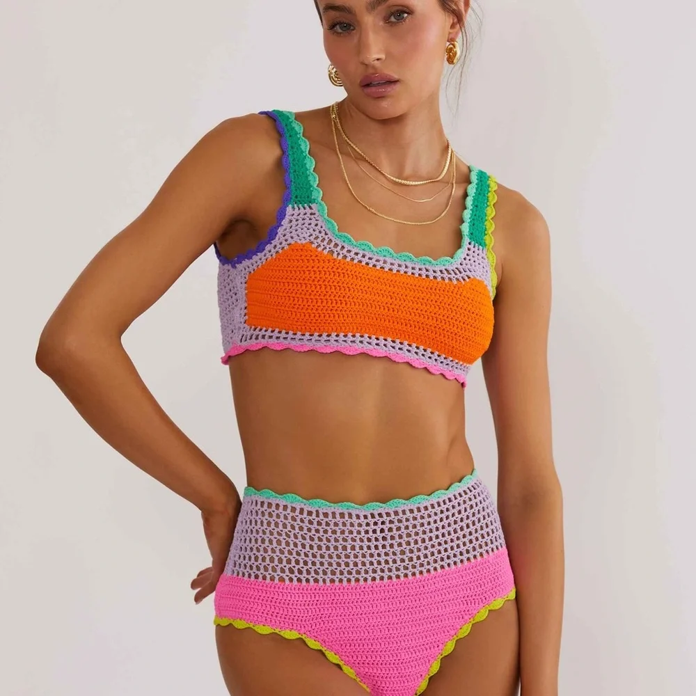 Beach Riot Crochet Bikini Set Large - Picture 3 of 3